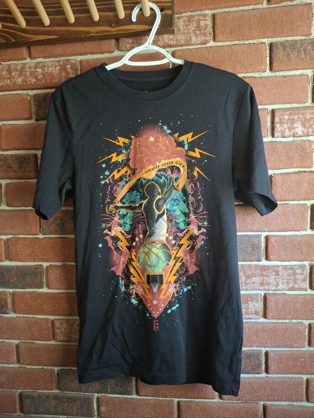 Nike Black Short Sleeve Tee with Neon Graphic